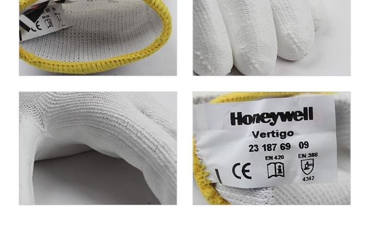 霍尼韦尔（Honeywell） 2318769CN VERTIGO 防割劳保手套 （3级防割、舒适、PU涂层）